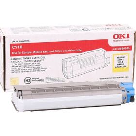 Oki C710 44318621 Sarı Toner