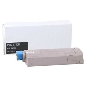 Oki C710-44318624 Siyah Muadil Toner