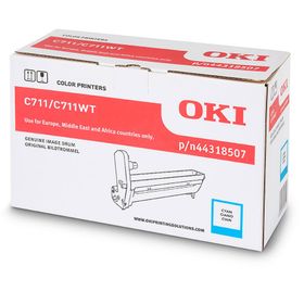 Oki C711-711WT 44318507 20000 Cyan Mavi Drum