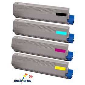 Oki C801-44643006 Kırmızı Muadil Toner