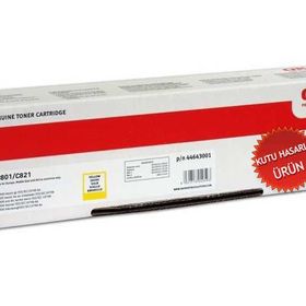 Oki C801 C821 44643005 Sarı Toner