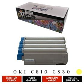 Oki C810-44059117 Sarı Toner