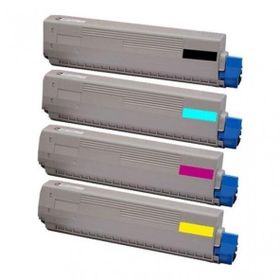 Oki C810 830 Mavi Cyan Renkli Laser Jet Muadil Toner