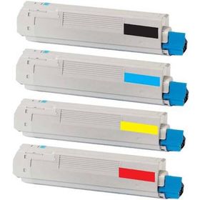 Oki C822-44844628 Siyah Muadil Toner