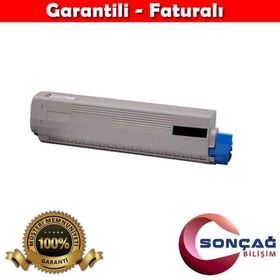 Oki C822-44844628 Siyah Muadil Toner