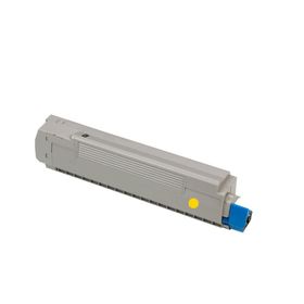 Oki C8600-43487721 Sarı Muadil Toner