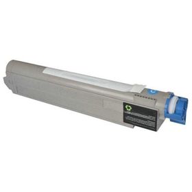 Oki C9655-43837135 Mavi Muadil Toner