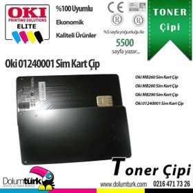 Oki MB260/MB280/MB290 PN-01239901 Siyah Orjinal Toner