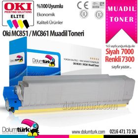 Oki Mc851 / Mc861 Muadil Toner Set