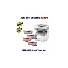 Oki Mc860 Muadil Toner Set