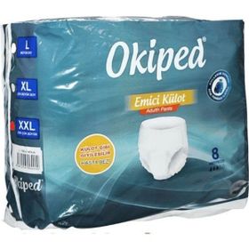 Okiped 8 Adet XXL Emici Külot Hasta Bezi