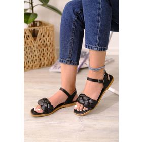 Oksit Antonia Örgü Model Kadın Sandalet