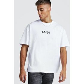 Oksit Crash Man African Beyaz Oversize Erkek T-shirt