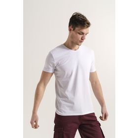 Oksit Riley V Yaka Slim Fit Basic Erkek Tshirt