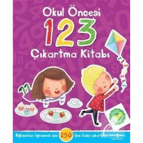 Okul Öncesi 123 Çıkartma Kitabı - Kolektif