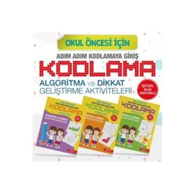 Okul Öncesi Adım Adım Kodlamaya Giriş Dikkat Atölyesi Yayınları