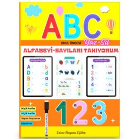 Okul Öncesi Alfabeyi Sayıları Tanıyorum Enine Boyuna Eğitim