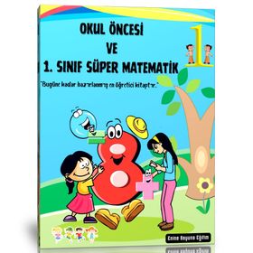 Okul Oncesi, Birinci Sinif ve Ikinci Sinif Süper Matematik Kitap Seti Enine Boyuna Eğitim