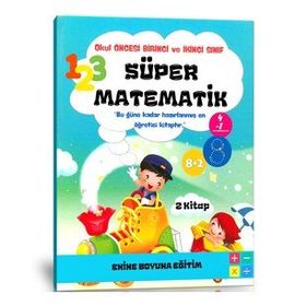 Okul Oncesi, Birinci Sinif ve Ikinci Sinif Süper Matematik Kitap Seti Enine Boyuna Eğitim