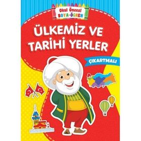 Okul Öncesi Boya Öğren Seti Çıkartmalı-5 Kitap Takım - Kolektif