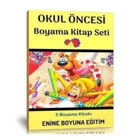 Okul Öncesi Boyama Kitap Seti 5 Kitap