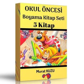 Okul Öncesi Boyama Kitap Seti 5 Kitap