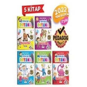 Okul Öncesi Boyama Kitap Seti 5 Kitap