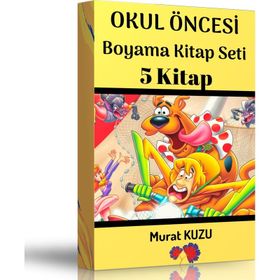Okul Öncesi Boyama Kitap Seti 5 Kitap