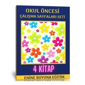 Okul Öncesi Çalışma Sayfaları Eğitim Seti 4 Kitap