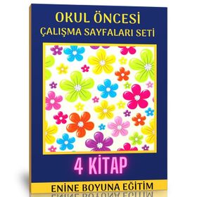 Okul Öncesi Çalışma Sayfaları Eğitim Seti 4 Kitap