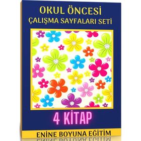 Okul Öncesi Çalışma Sayfaları Eğitim Seti 4 Kitap
