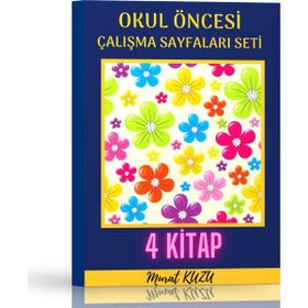 Okul Öncesi Çalışma Sayfaları Eğitim Seti 4 Kitap