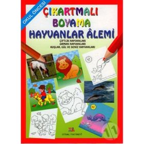 Okul Öncesi Çıkartmalı Boyama - Hayvanlar Alemi - Asım Uysal Mürşide Uysal