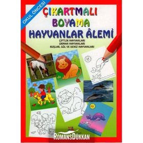 Okul Öncesi Çıkartmalı Boyama - Hayvanlar Alemi - Asım Uysal Mürşide Uysal