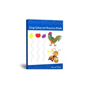 Okul Öncesi Çizgi Çalışmalı Boyama Kitabı