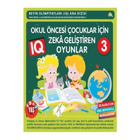 Okul Öncesi Çocuklar İçin Zeka Geliştiren Oyunlar 3 - Bahar Tavus Çelik