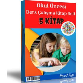 Okul Öncesi Ders Çalışma Kitap Seti 5 Kitap