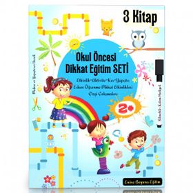 Okul Öncesi Dikkat Egitim Seti 2-6 Yaş Enine Boyuna Eğitim