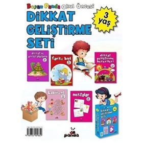 Okul Öncesi Dikkat Geliştirme Seti 3 Yaş - Beyaz Panda Yayınları