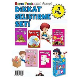 Okul Öncesi Dikkat Geliştirme Seti 3 Yaş - Beyaz Panda Yayınları