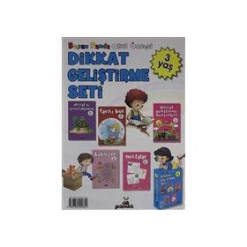 Okul Öncesi Dikkat Geliştirme Seti 3 Yaş - Beyaz Panda Yayınları