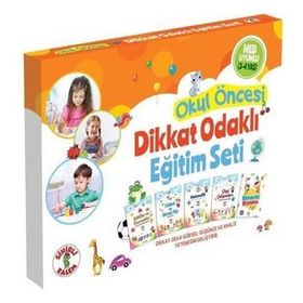 Okul Öncesi Dikkat Odaklı Eğitim Seti 3-4 Yaş-Sihirli Kalem Yayınları