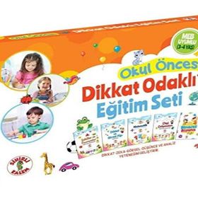 Okul Öncesi Dikkat Odaklı Eğitim Seti 3-4 Yaş-Sihirli Kalem Yayınları