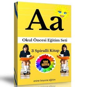 Okul Öncesi Eğitim Seti 320 Sayfalık 3 Spiralli Kitap