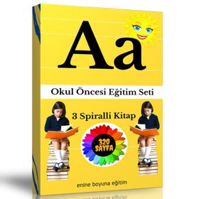 Okul Öncesi Eğitim Seti 320 Sayfalık 3 Spiralli Kitap