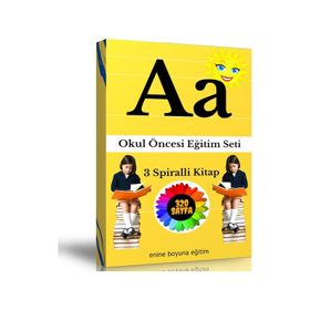Okul Öncesi Eğitim Seti 320 Sayfalık 3 Spiralli Kitap