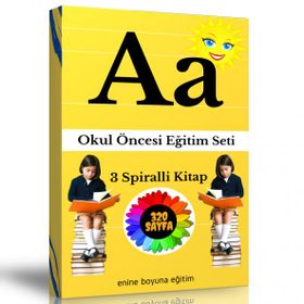 Okul Öncesi Eğitim Seti 320 Sayfalık 3 Spiralli Kitap