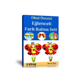 Okul Öncesi Eğlenceli Fark Bulma Kitap Seti 3 Fasikül Kitap
