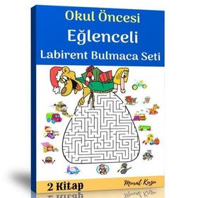 Okul Öncesi Eğlenceli Labirent Bulmaca Kitap Seti 2 Fasikül Kitap