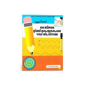 Okul Öncesi EN SÜPER Çizgi Çalışmaları Enine Boyuna Eğitim
